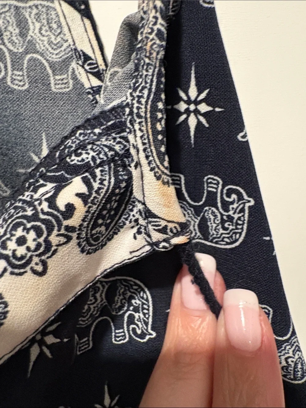bleuh ciel Navy and White Elephant Print Camisole - Picture 4 of 4
